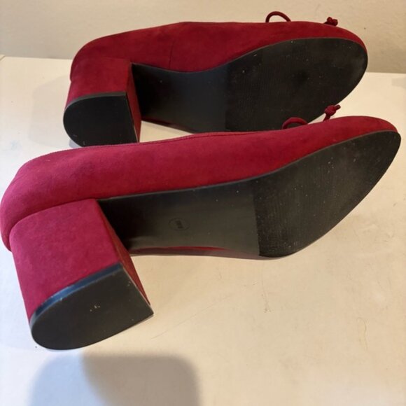 Torrid Burgundy Bow Pump size 11 WW - Picture 5 of 5